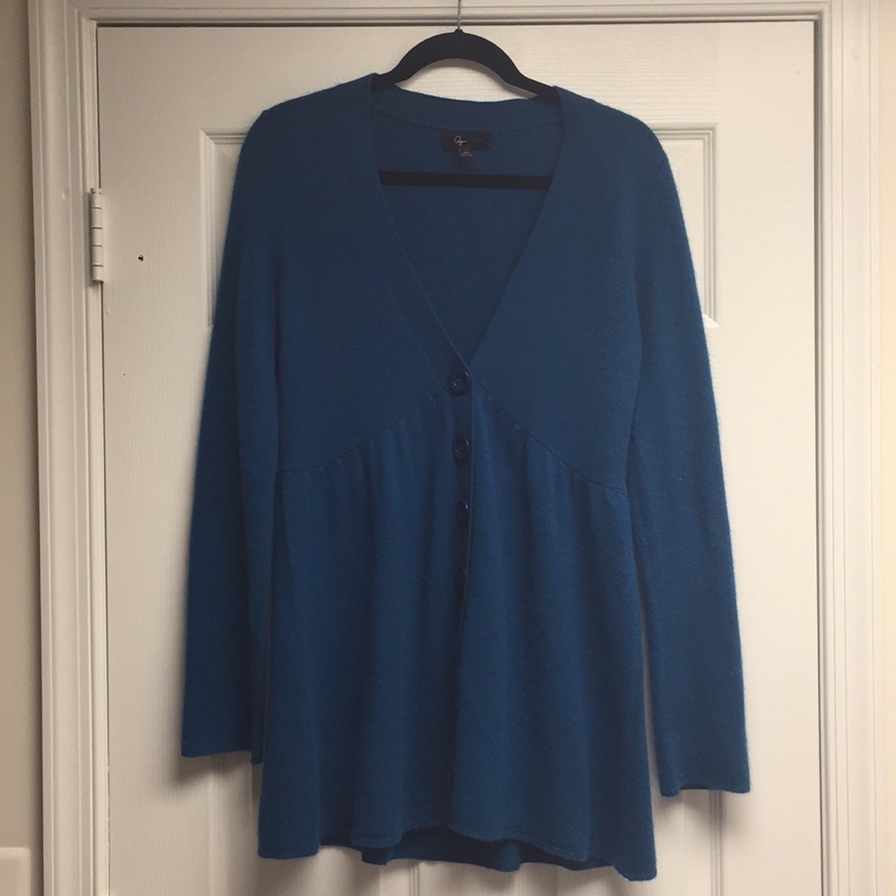 Aqua cashmere sweater